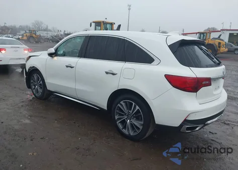 2019 Acura Mdx Tech Entertainment Pkgs from USA, damaged, VIN 5J8YD4H76KL015699